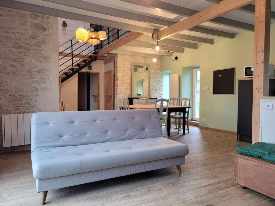 Maison Poitevine 9/10 Personnes Chaunay Esterno foto